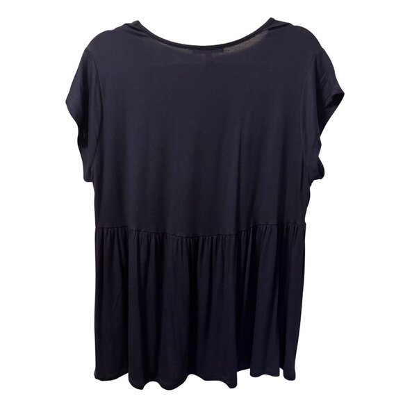 Cable & Gauge Womens Embroidered V-Neck Top Sz XL blouse. NWT - Picture 11 of 11